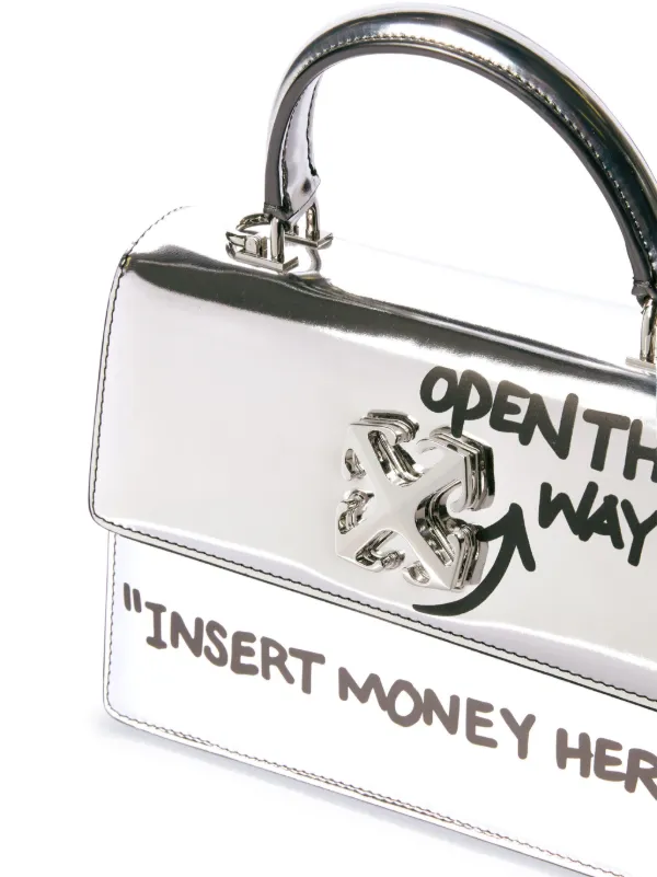 Off-White Jintey 1.4 Bag | Silver | FARFETCH