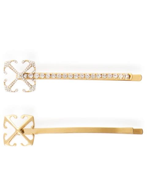 Off-White Arrow hair clip (set of two)