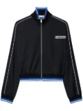 Off-White logo-print track jacket - Black
