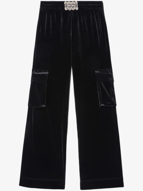 Off-White pantalon de jogging en velours