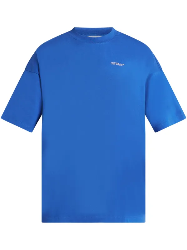 ★Off-White★ Graphic Logo Short Sleeve T-Shirt Light Blue W Relaxed Fit Short Sleeve Graphic T-shirt - Blue | Levi's® US