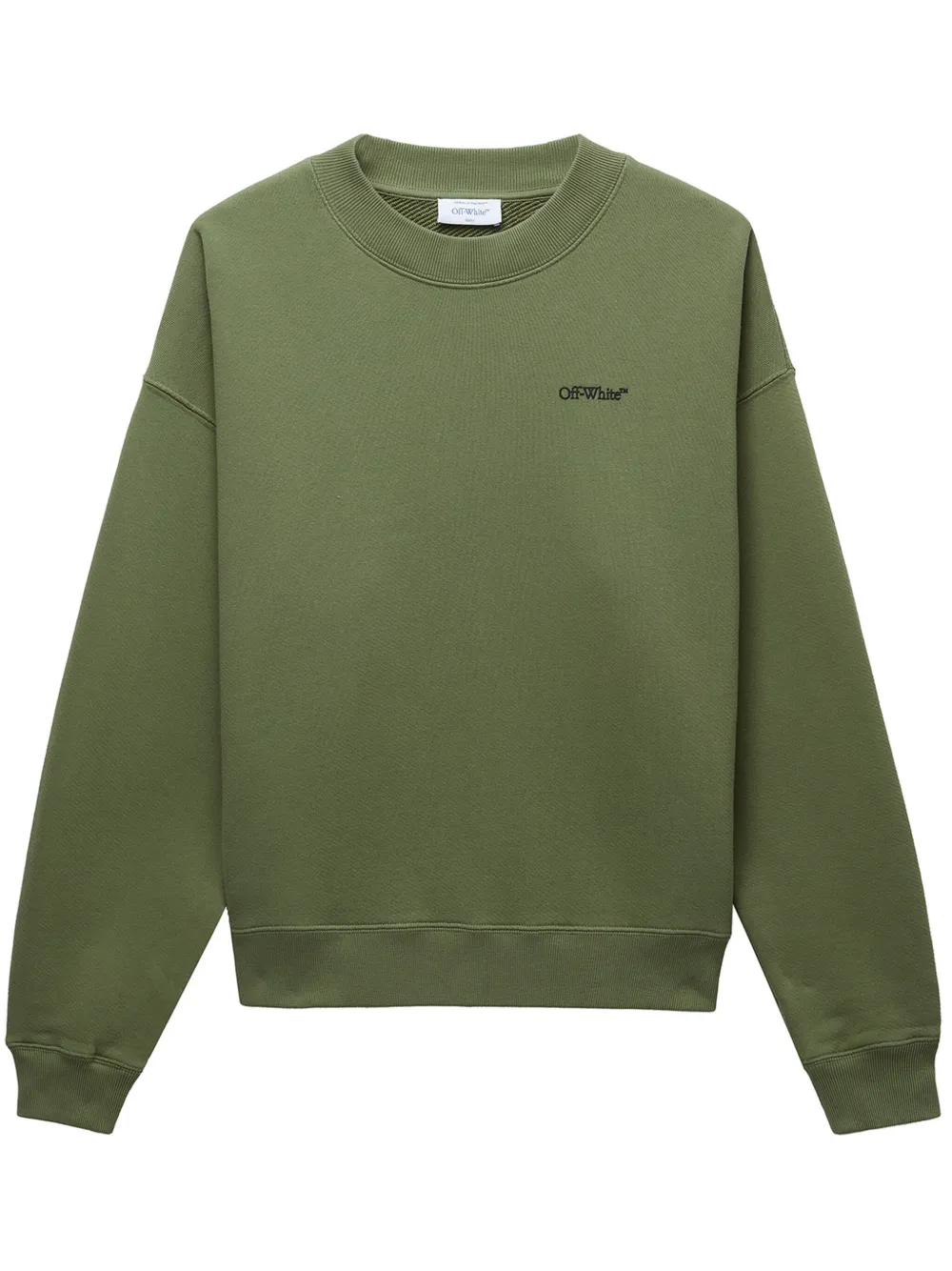 Off-White sudadera con logo | verde | Image 1