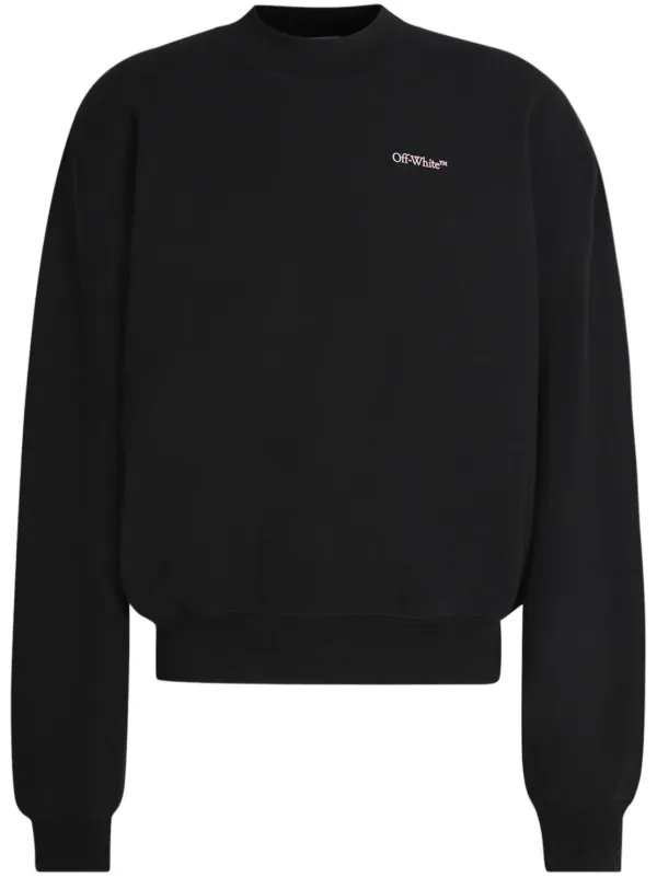 ☆OFF-WHITE☆ロゴ スウェットシャツ 正規品 Off-White ロゴ スウェットシャツ | ブラック | FARFETCH JP