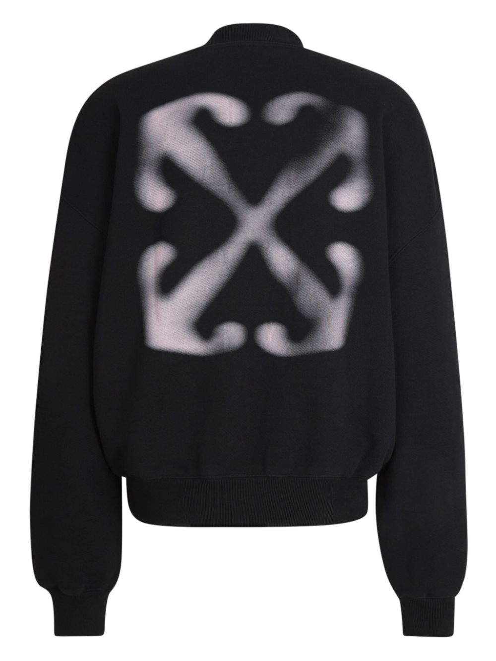 Off-White logo-print cotton sweatshirt Men