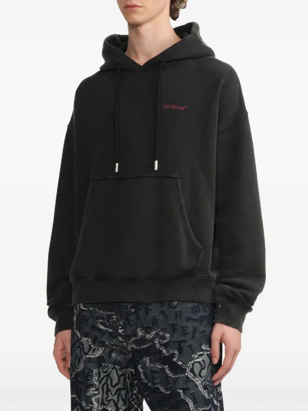 Off White Bacchus Skate Hoodie Black FARFETCH UK