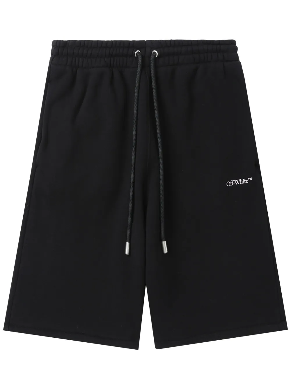 Off-White Shorts mit Logo-Print - Schwarz