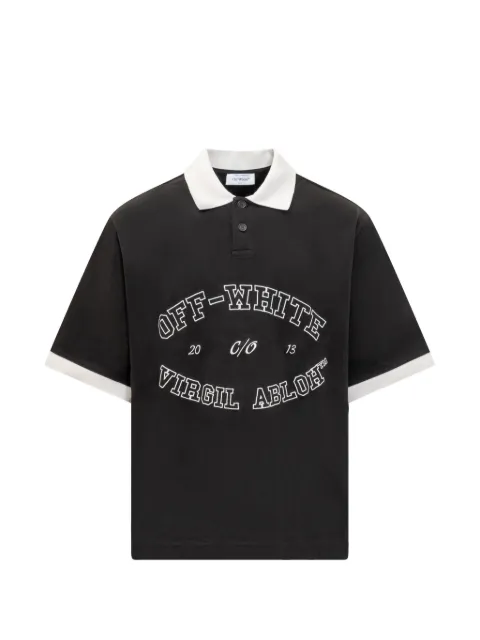Off-White logo-detail polo shirt