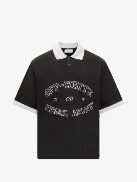Off-White logo-detail polo shirt