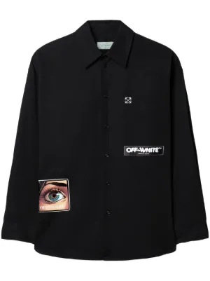 OFF-WHITE オフホワイト デニムシャツ メンズ【xxs】 白かっ
