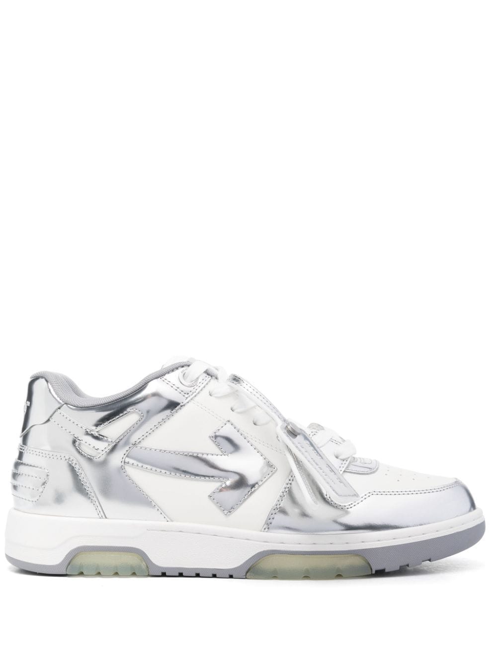 Shop Off-white Out Of Office 'ooo' Sneakers In 172 White - Silver