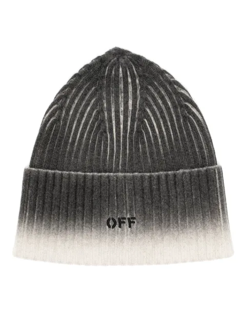 Off-White loose knit beanie