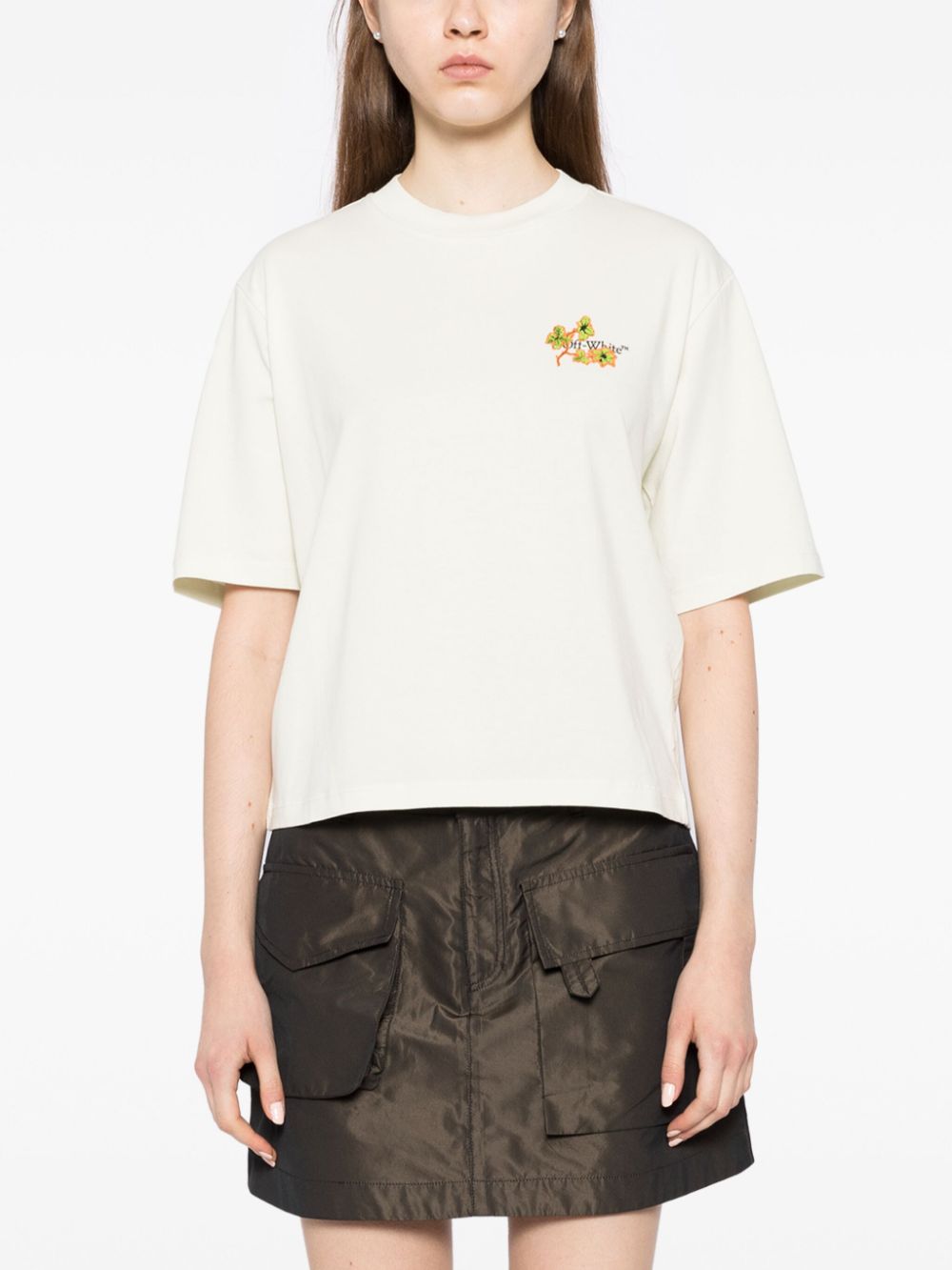 Off-White logo-printed T-shirt Women