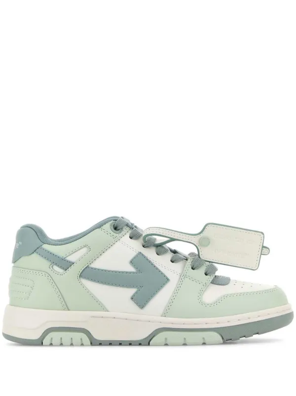 Off-White Out Of Office Sneakers Green FARFETCH LB