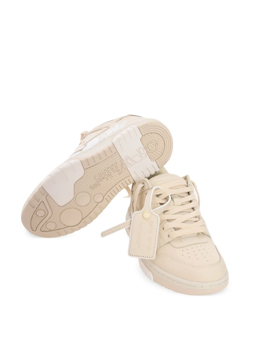 Off-White Out Of Office sneakers 6101 BEIGE WHITE