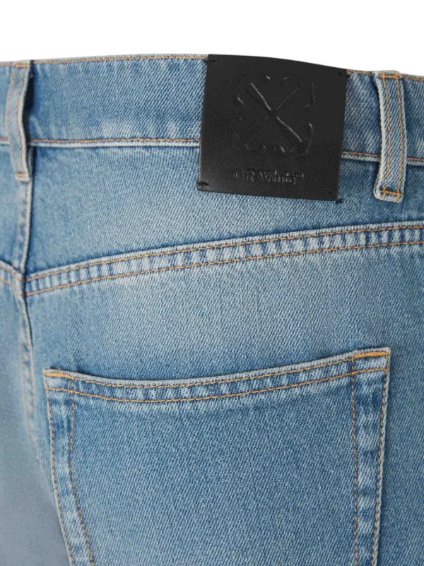 Off-White ロゴ カーゴジーンズ | ブルー | FARFETCH JP