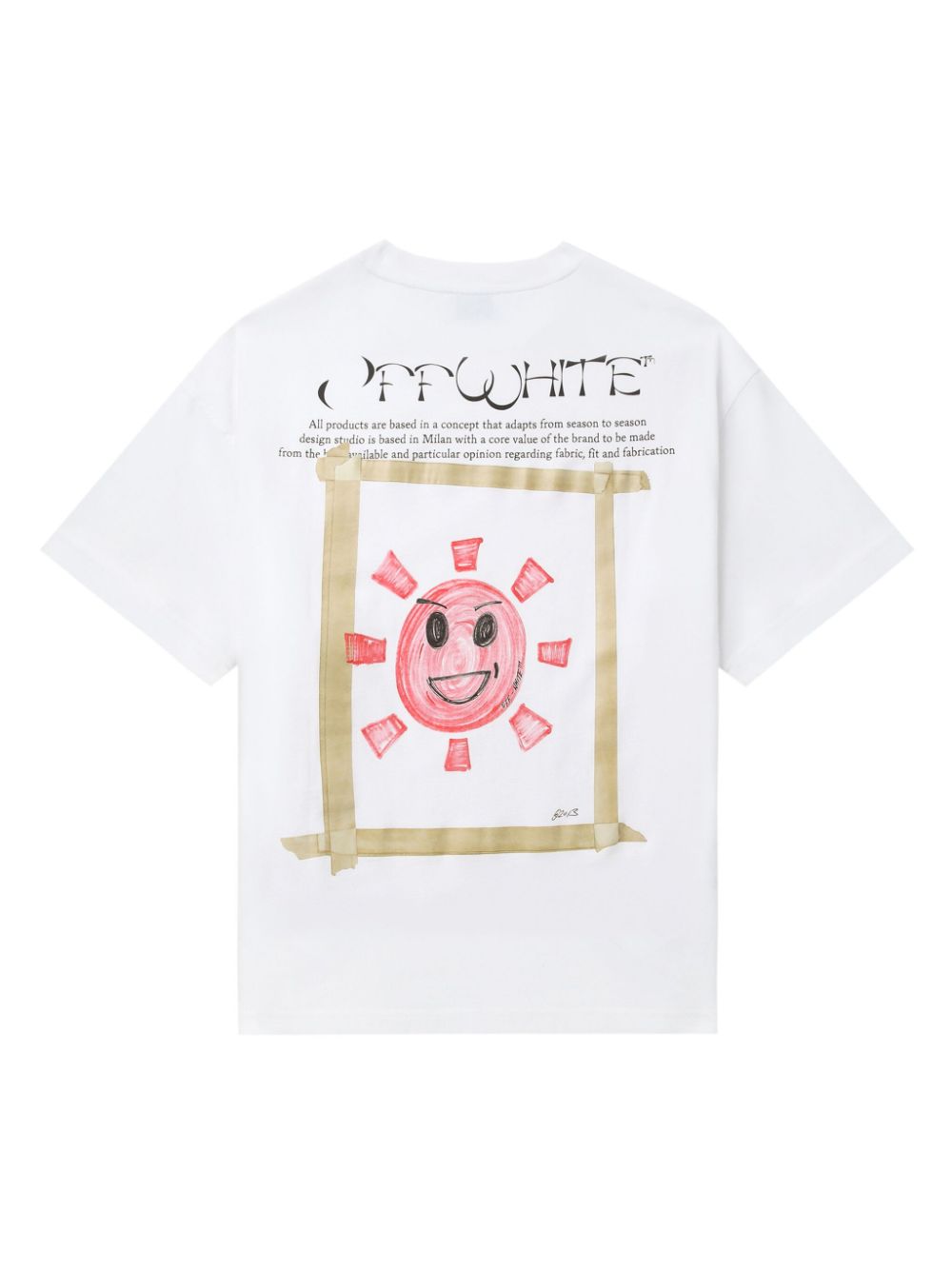 Off-White Sun Moon Skate T-shirt Men