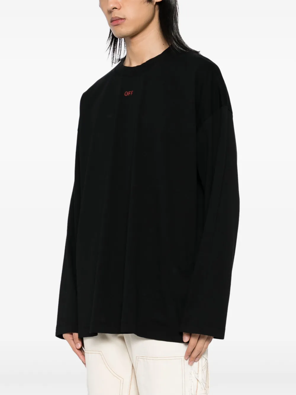 Off-White Off Stamp T-shirt Zwart