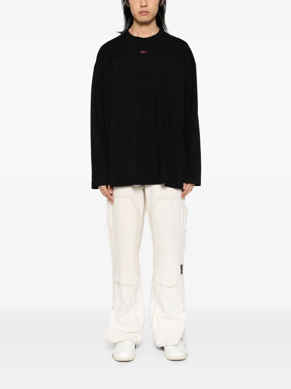 Off-White Off Stamp T-shirt - Zwart