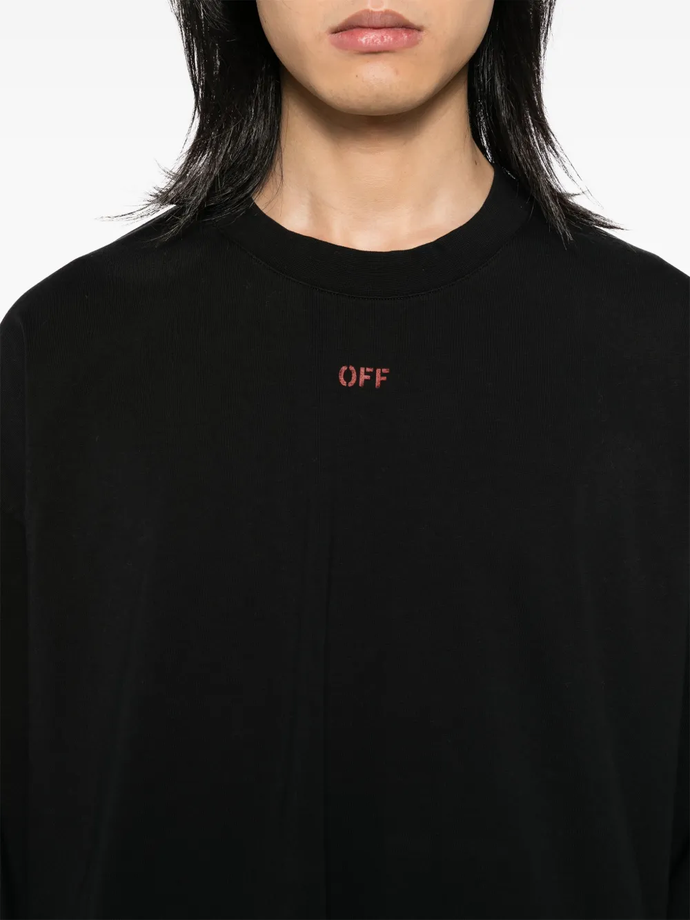 Off-White Off Stamp T-shirt Zwart