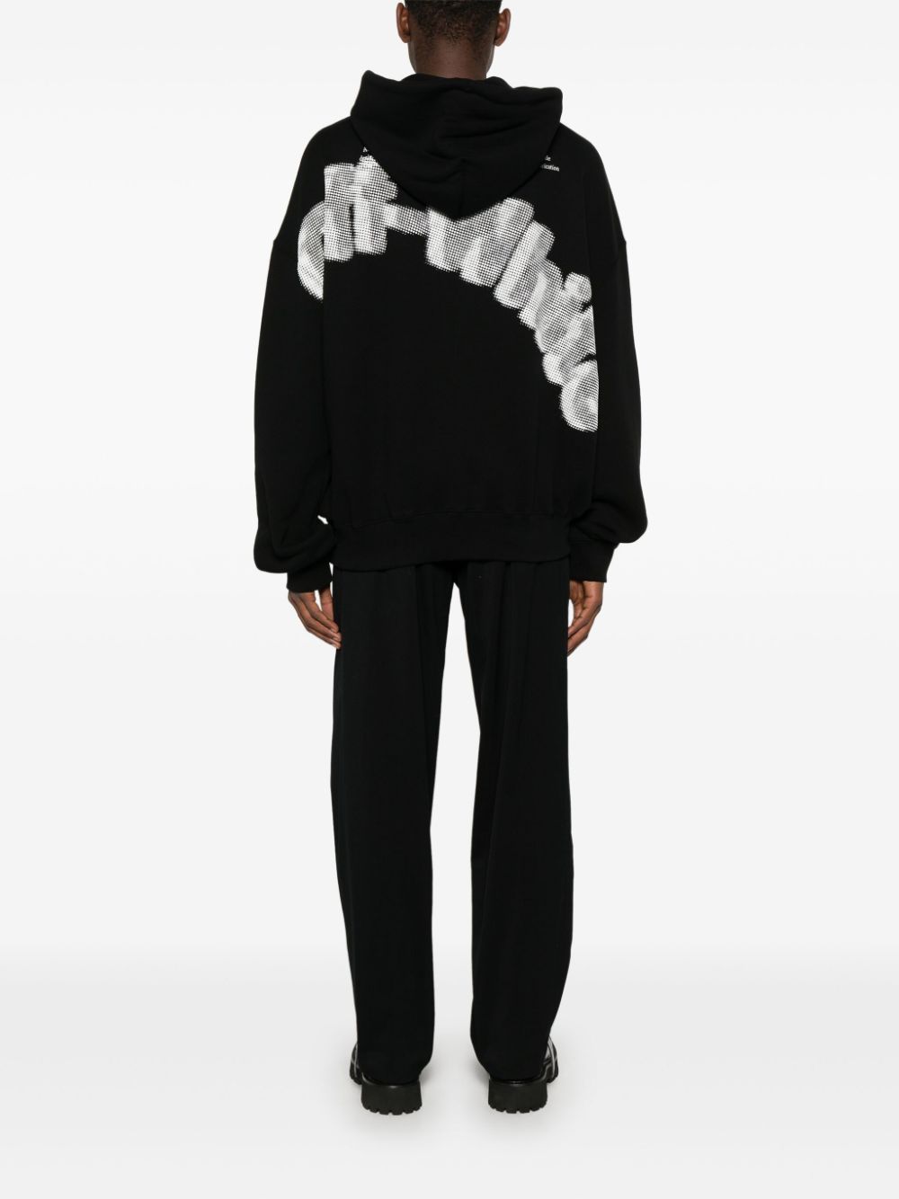 Shop Off-white 3d-logo Hoodie In 1001 Black - White