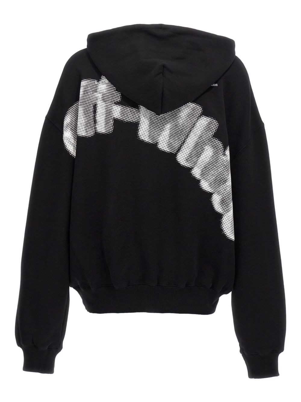 Off-White Hoodie met 3D logo - Zwart