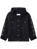 Off-White buttoned denim jacket - Black