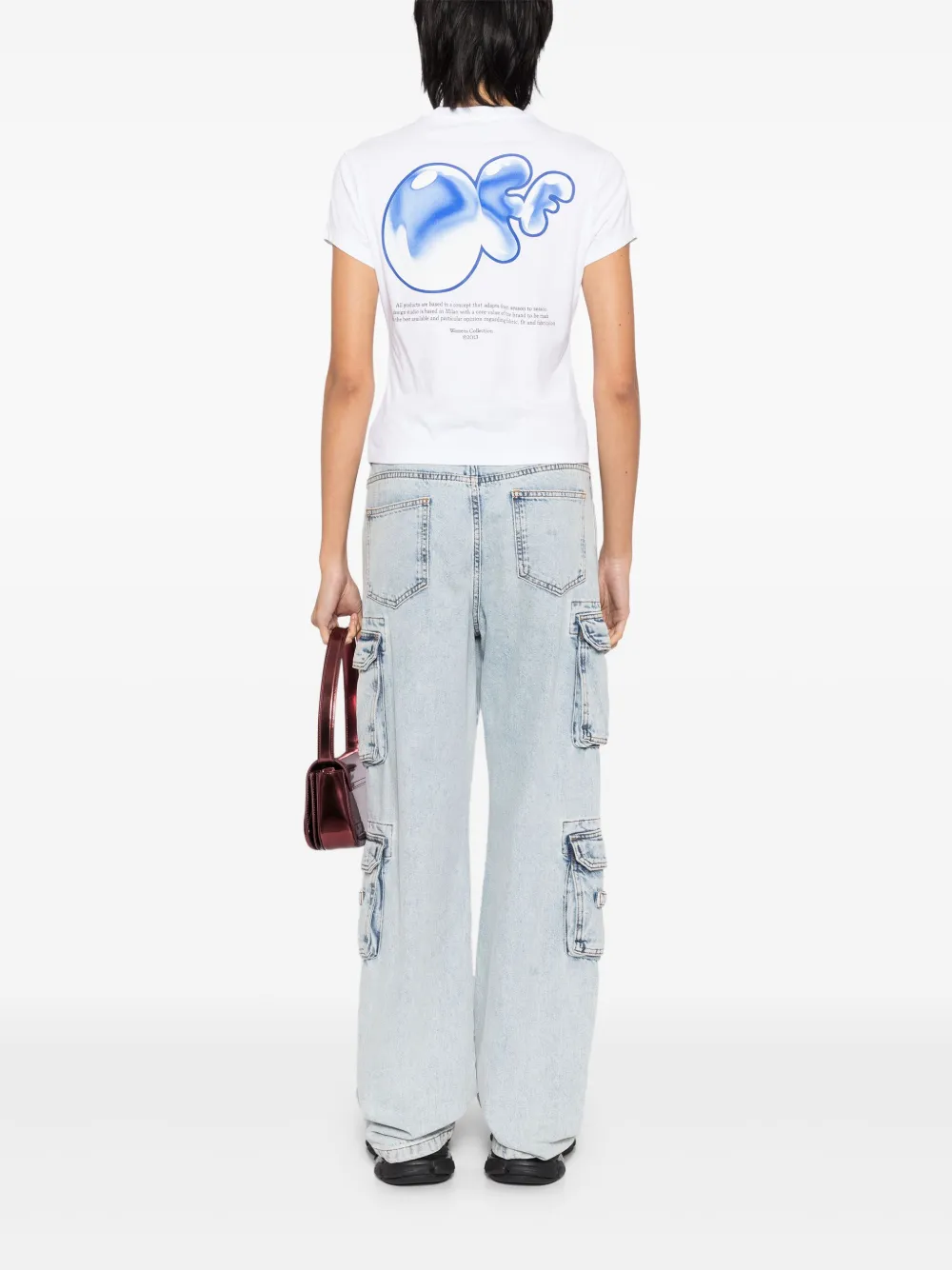 Off-White Bubble FFF T-shirt Wit