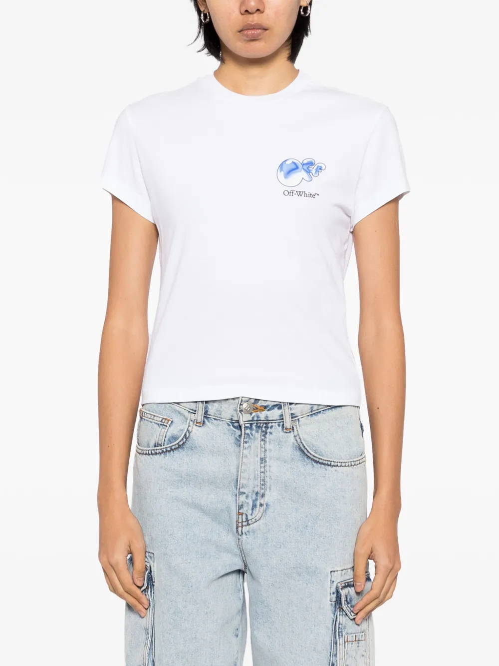 Off-White Bubble FFF T-shirt Wit