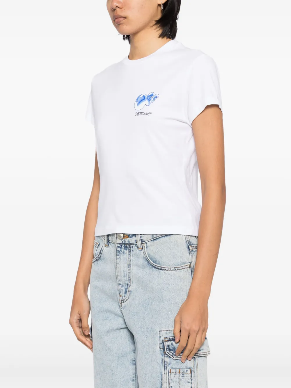 Off-White Bubble FFF T-shirt Wit