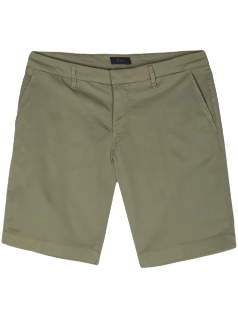 Fay mid-rise poplin chino shorts