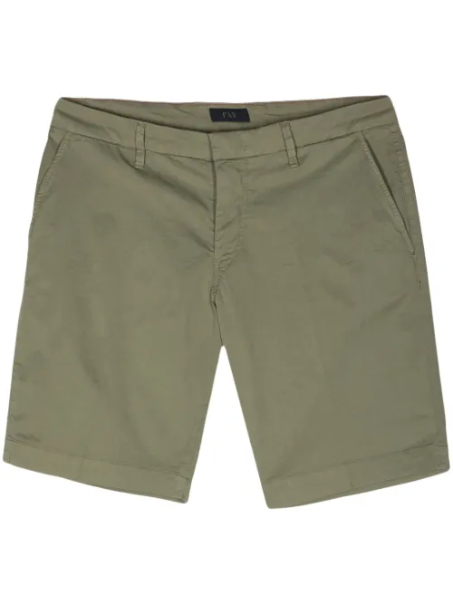Fay bermuda à patch logo - Vert - Fay - Modalova