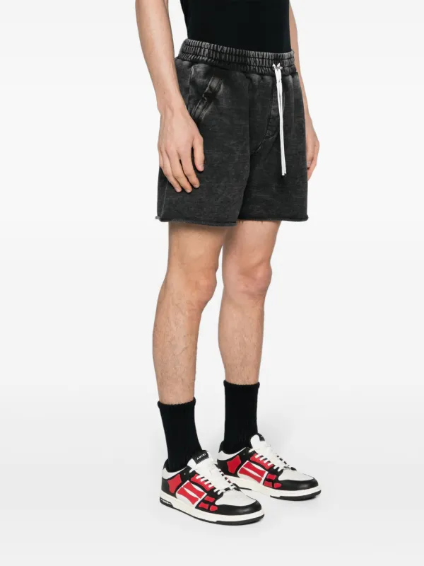 AMIRI Filigree Cotton Track Shorts | Black | FARFETCH ZA