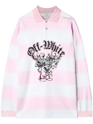 Off white pink long sleeve hotsell