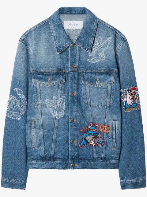 Off-White Giacca Character Skate denim