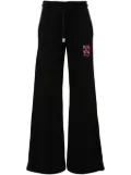 Off-White Arrows-embroidered straight trousers - Black
