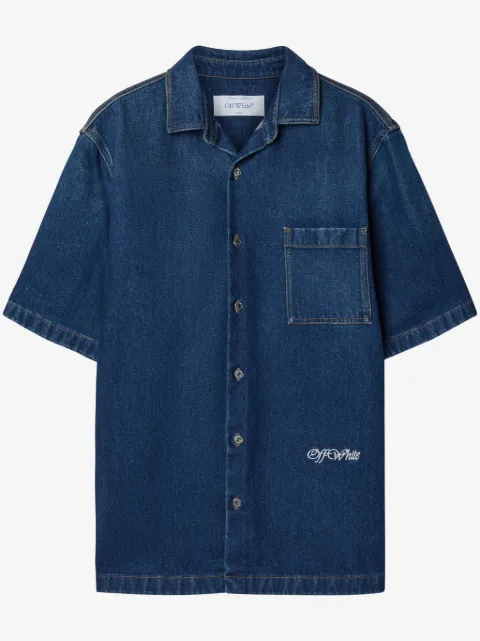 Off-White sobrecamisa de mezclilla