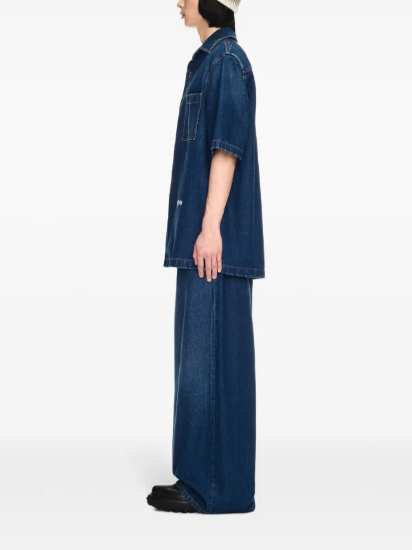 Off-White デニムオーバーシャツ | ブルー | FARFETCH JP