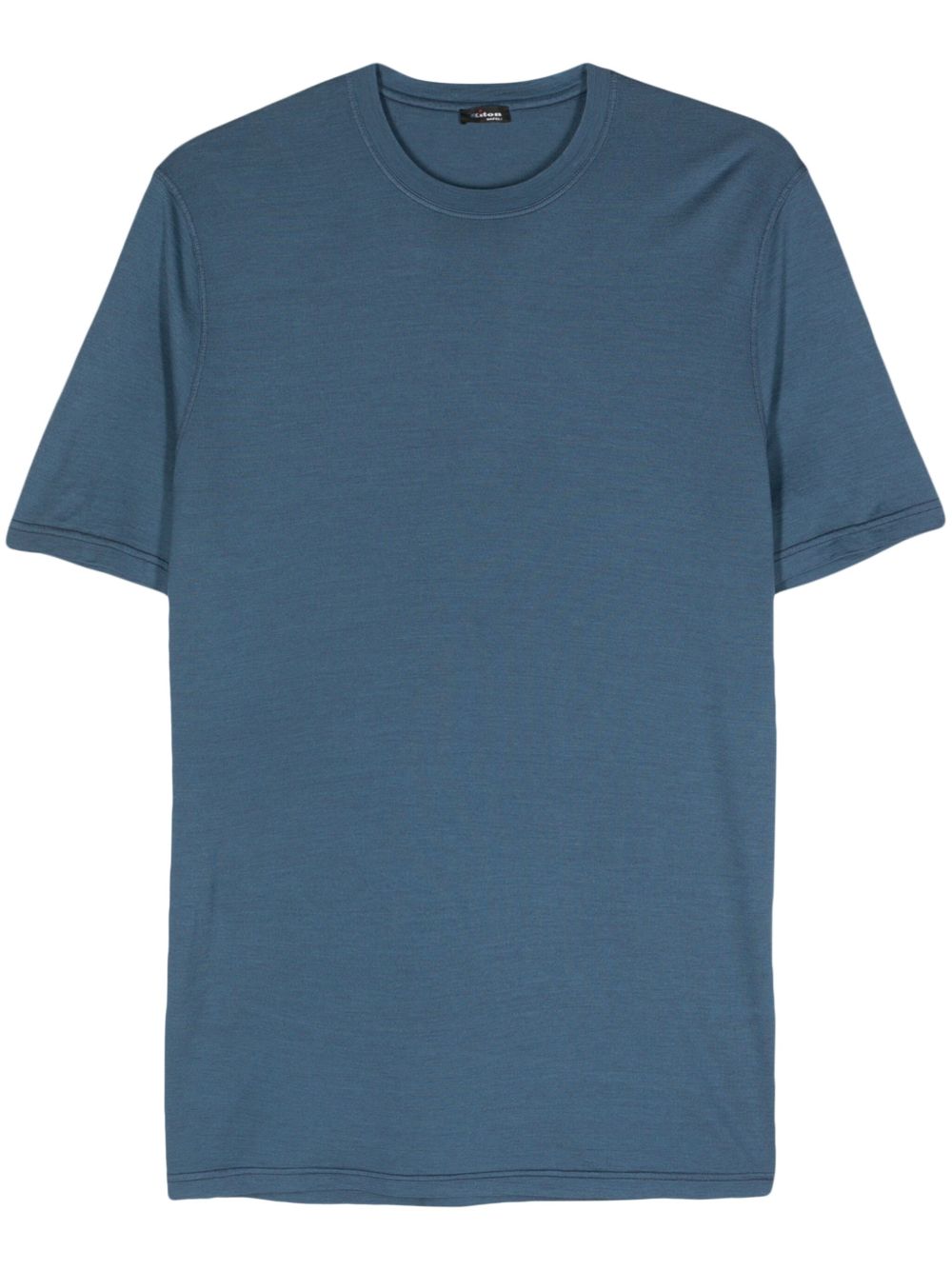 Kiton T-shirt met ronde hals Blauw