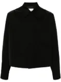 Jil Sander pointed-collar wool shirt - Black