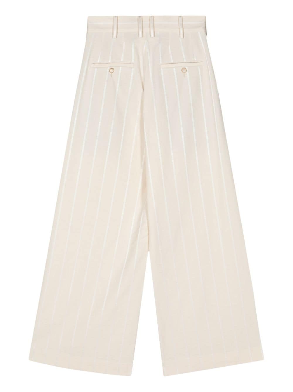 Uma Wang Broek met wijde pijpen - Beige