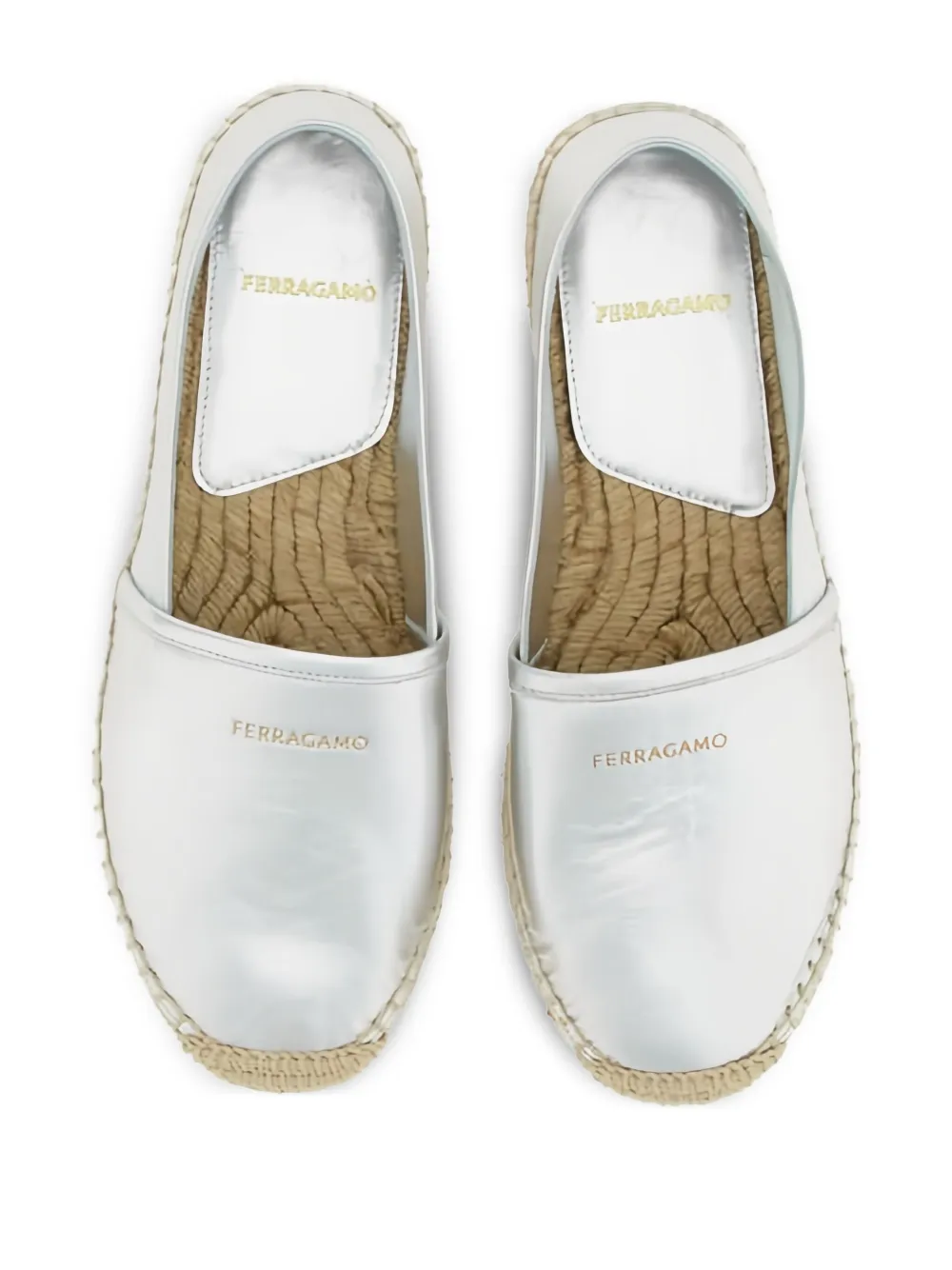 Ferragamo Alma espadrilles Zilver