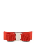 Ferragamo beaded bow hairclip - Red