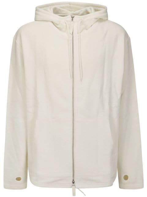 Helmut Lang zip-up cotton hoodie