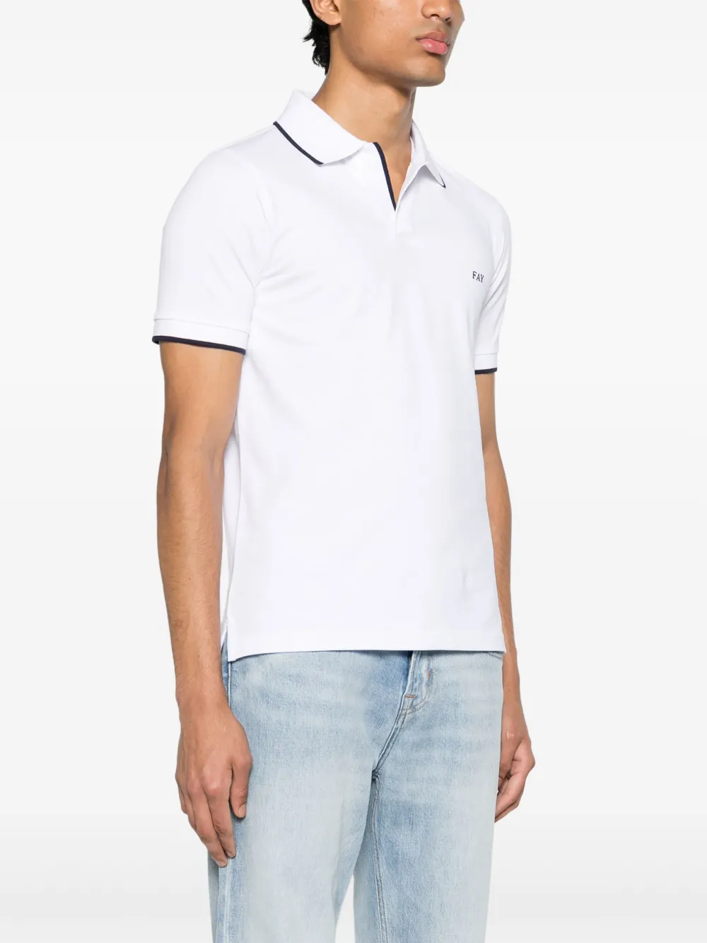 Fay T-shirt a polo con logo NDIB1357670 main image 1