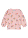 Bobo Choses Fireworks cotton sweatshirt - Pink