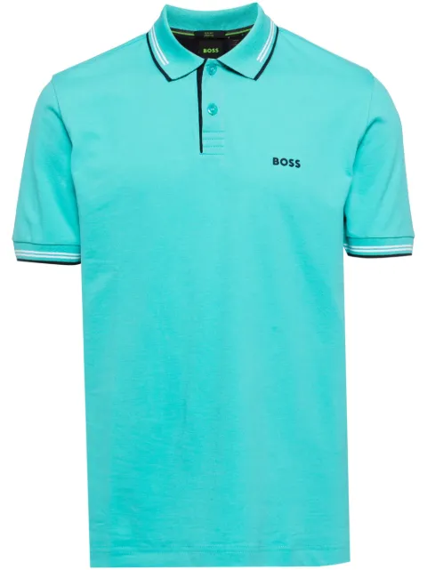 BOSS polo à logo brodé