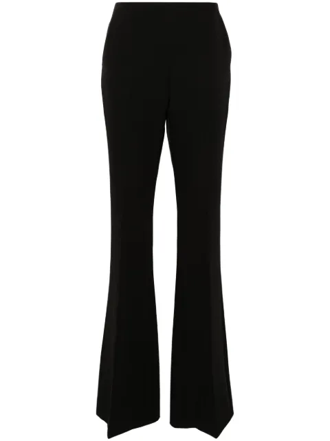Ermanno Scervino pressed-crease flared trousers