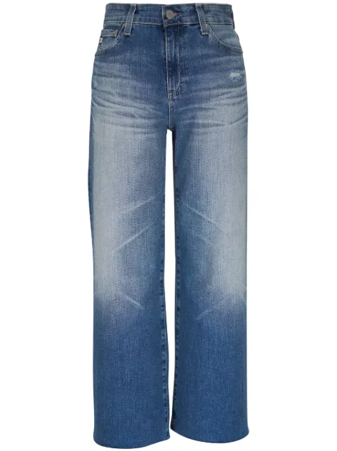 AG Jeans high-rise straight-leg jeans