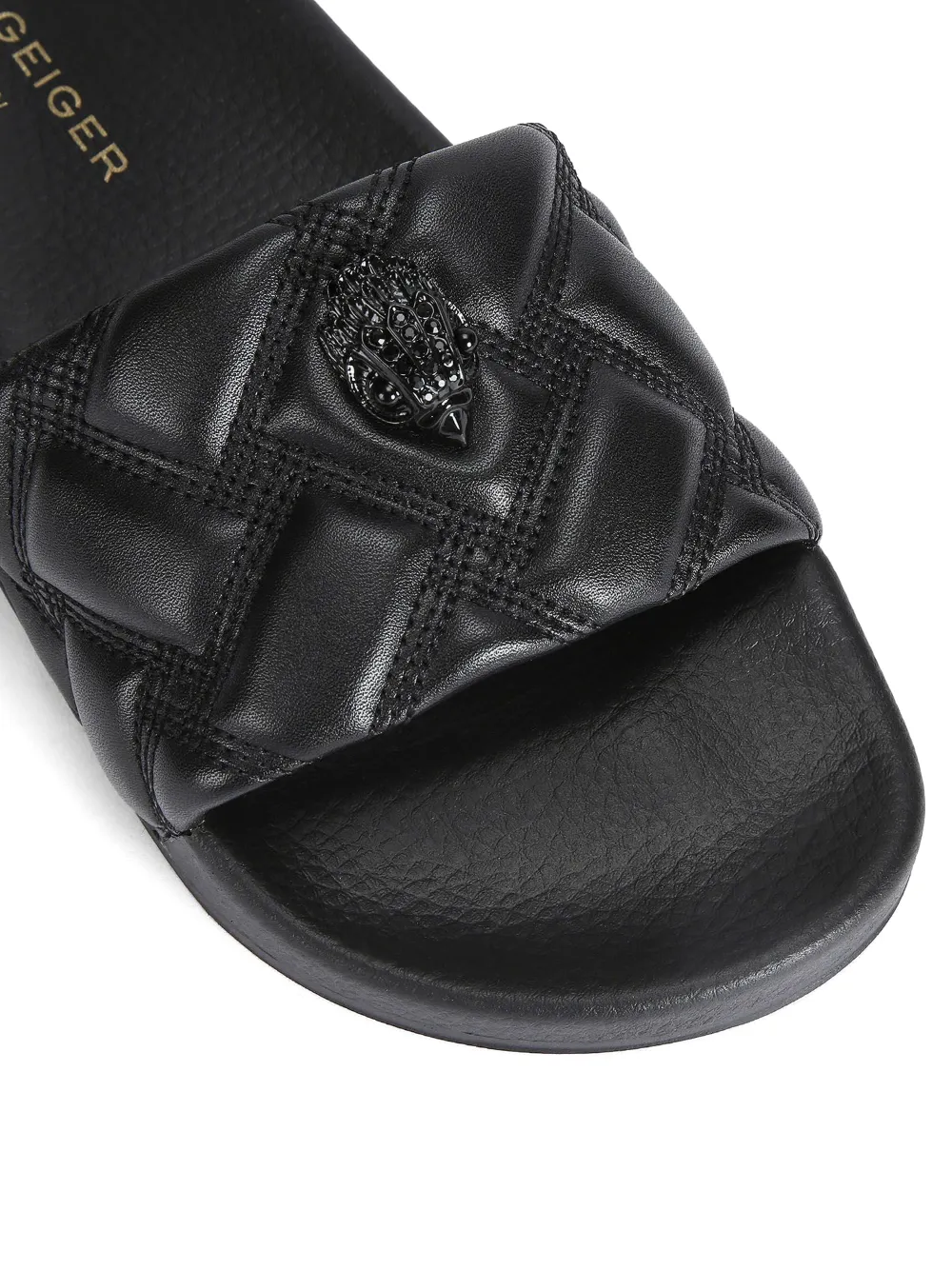 Kurt Geiger London Meena gevoerde muiltjes Zwart