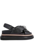 Kurt Geiger London Orson leather sandals - Black